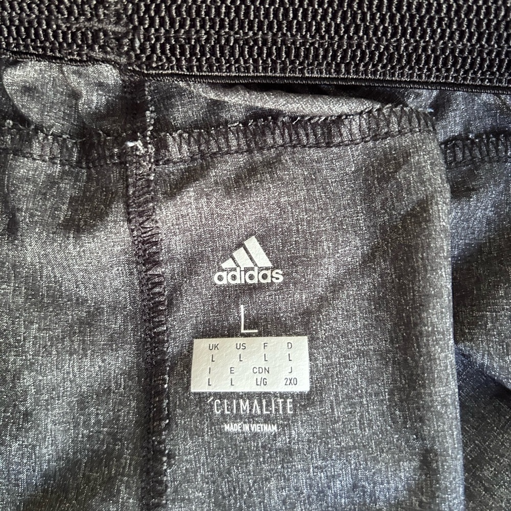 Adidas Climalite Black Athletic Shorts Large - Picture 3 of 3